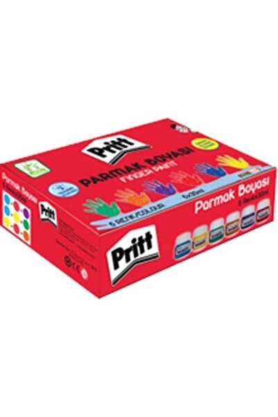 Pritt 6 Renk 30ML Parmak Boyası 1221355