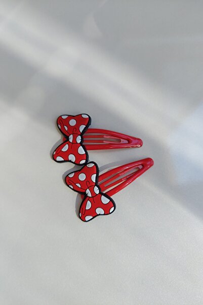 Lynare Minnie Mouse Bow Snap Buckle 2 Pieces