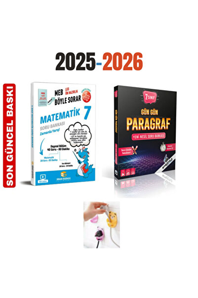 SİNAN KUZUCU YAYINLARI 7.SINIF MATEMATİK SORU BANKASI + STRATEJİ 7.SINIF GÜN ...