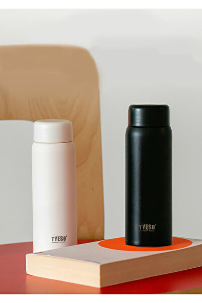 Tyeso Termos Sıcak ve Soğuk İçecek Su Termosu, Paslanmaz Çelik, Taşıması Kolay, Kahve Bardağı, 200ml