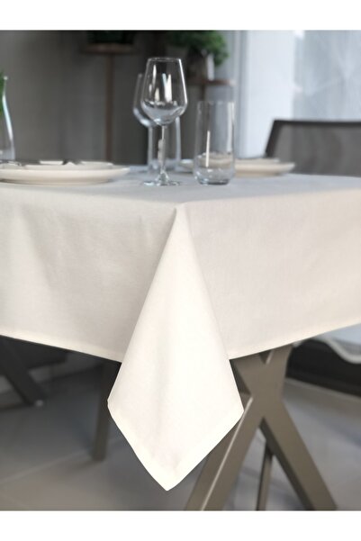 desen izmir American Service, 130 X 280 Cream Tablecloth