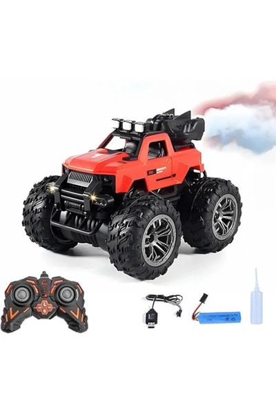 Genel Markalar 2.4 GHz Uzaktan Kumandalı Buhar Atan Şarjlı Led Işıklı Drift A...