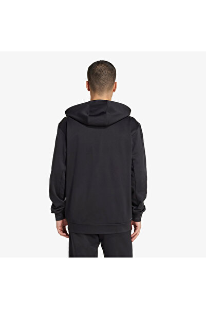 adidas Game & Go Team issue Full Zip Erkek Siyah Antrenman Eşofman Üstü