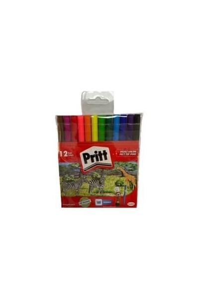 Pritt قلم فلوماستر 12 قطعة