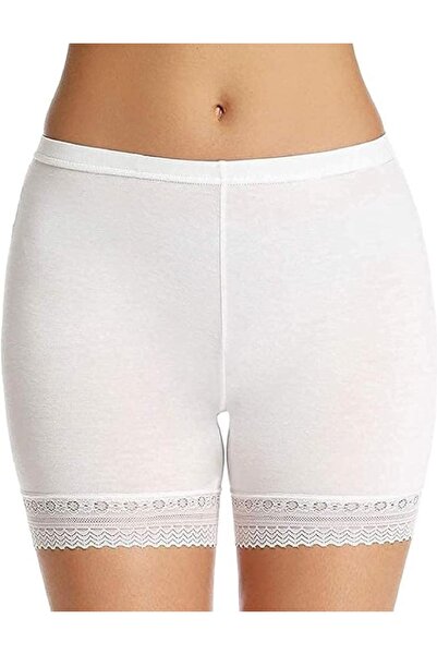 Hope Women's/Girl's Cotton Lycra Shorts With Lace Trim - Cycling/Safety/Under Skirt/Night Shorts