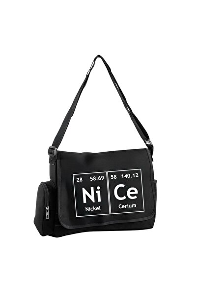 Weekeep Geantă unisex imprimată/ Geantă pentru computer pentru cursuri școlare