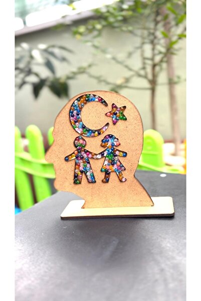 M&T WORKSHOP 10'lu Paket Ahşap Boyama Bayrak Atatürk Boncuk Süsleme Kendin Ya...