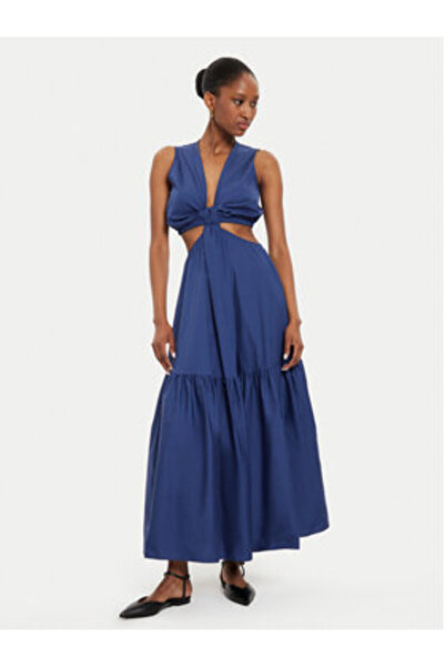 Vicolo Γυναικείο Φόρεμα Καλοκαιριού TB2502 Μπλε Σκούρο