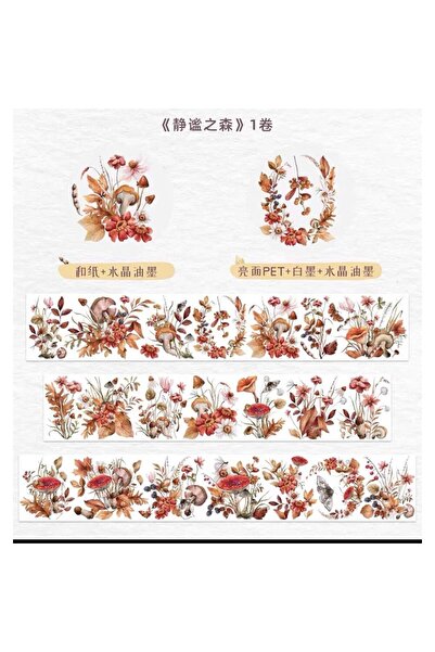 İthal L4-WT 100cm bandă washi de toamnă