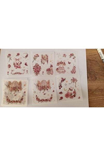 İthal Bloc de autocolante washi L3-10 pagini iepure 1