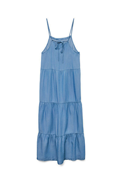 Vero Moda Γυναικείο Καλοκαιρινό Φόρεμα 10326075 Μπλε