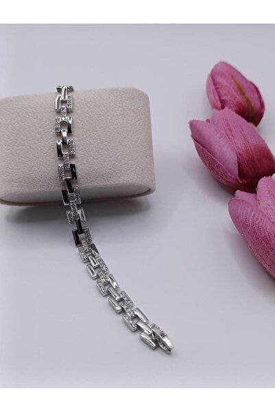 RP COMPANY Silver, Premium Vip Bracelet with Zircon Stone