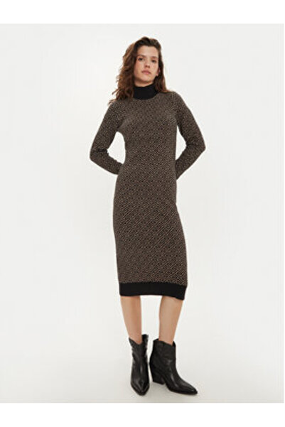 Vero Moda Γυναικείο Πλεκτό Φόρεμα 10314462 Μαύρο