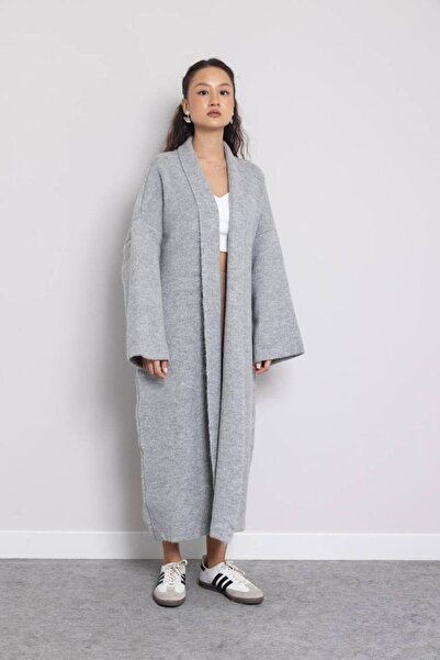 MADAMMERY Thick Long Oversize Loose Cardigan Large Size Matching