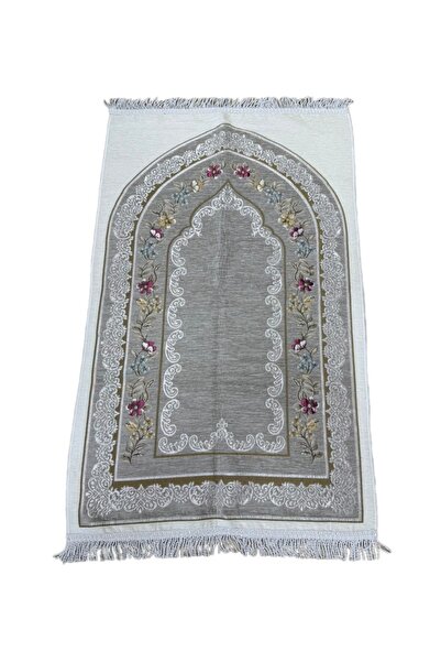 Gerenic Prayer rug set with open prayer sheet (prayer cover) rose cool fabric