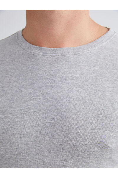 LC Waikiki Peak New Season Crew Neck Basic Long Sleeve Men's T-Shirt