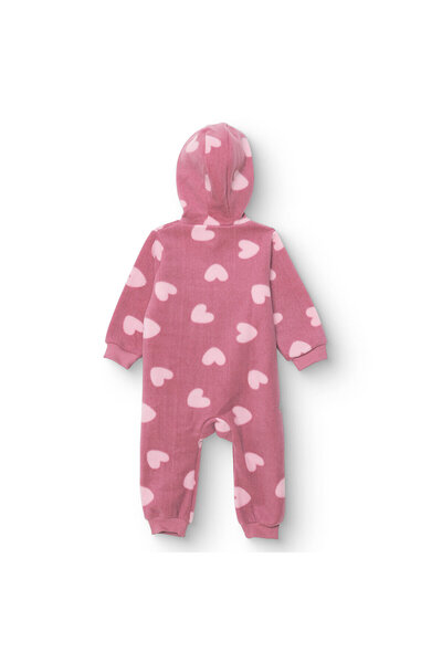 ebebek Hello Baby HelloBaby Kız Bebek Polar Patiksiz Tulum Uzun Kol Lastikli Paça