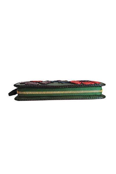 GÖN Oşum Handmade Women's Leather Wallet with Multiple Compartments, Coin Pocket and Plenty of Card Holders 40062