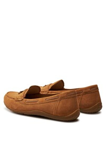 Geox γυναικεία μοκασίνια D35DNA-00022 καφέ