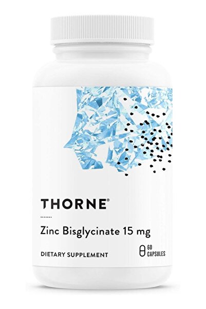 Thorne , Zinc Bisglycinate, 15 mg, 60 Capsules
