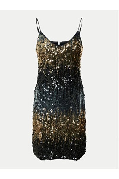 Vero Moda Γυναικείο Φόρεμα Κοκτέιλ 10317316 Μαύρο