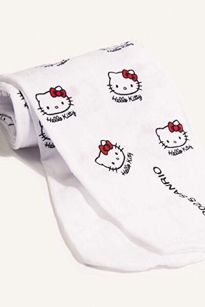 DeFacto Kız Çocuk Hello Kitty 60 Denye Külotlu Çorap G1533A8NS