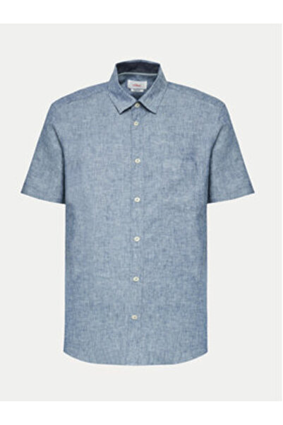 s.Oliver Ανδρικό Πουκάμισο S Oliver 10.3.11.11.120.2149785 Μπλε