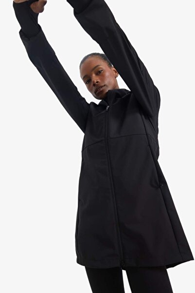 DeFacto Defactofit Water Repellent Softshell S Slim Fit Slim Fit K Hooded Zippered Pocket Parka E5702Ax25Au