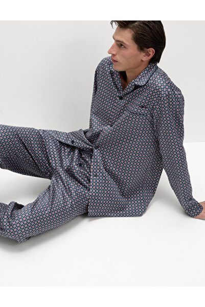 Marks & Spencer Pure Cotton Mosaic Pijama Takımı