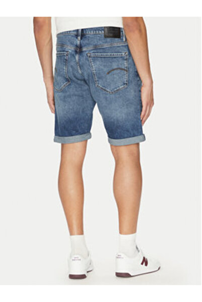 G-STAR RAW Ανδρικό τζιν σορτς g star raw D24430-C052 Μπλε