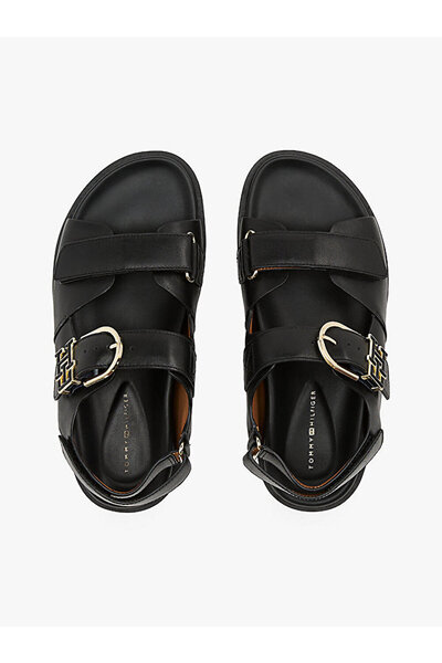 Tommy Hilfiger Women's Leather Sporty Sandals