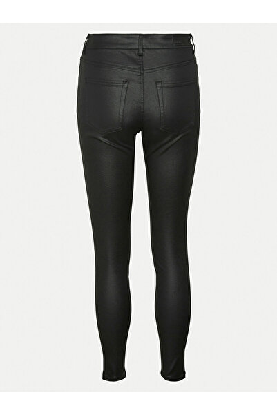 Vero Moda Γυναικείο Παντελόνι από Δέρμα 10314591 Μαύρο