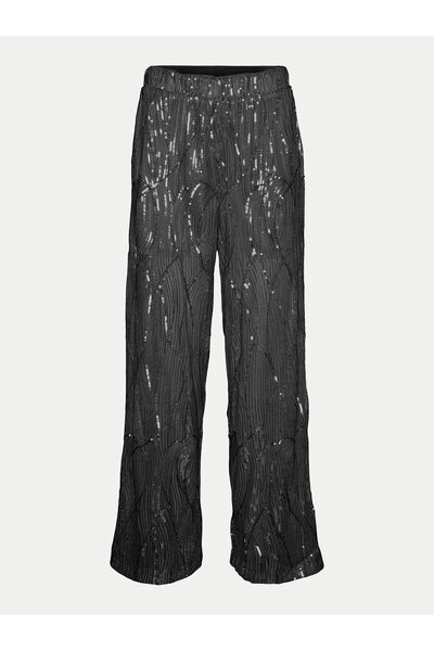 Vero Moda Γυναικείο Παντελόνι από Υφασμάτινο 10319016 Μαύρο