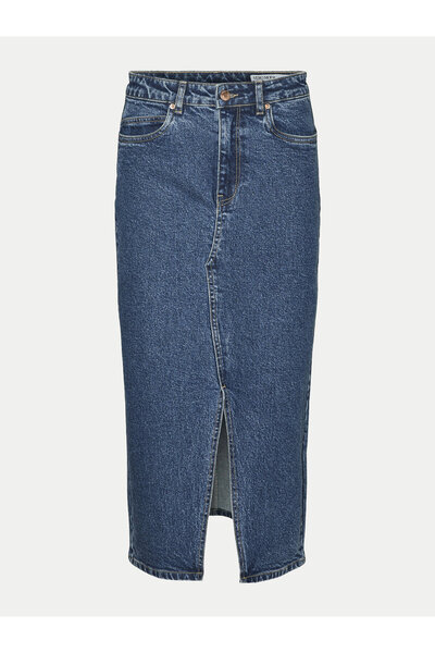 Vero Moda Γυναικεία Φούστα Τζιν 10295731 Μπλε