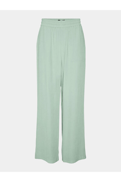 Vero Moda Γυναικείο υφασμάτινο παντελόνι 10278926 Πράσινο