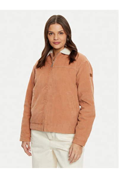 Roxy Γυναικείο Μπουφάν Ελαφρύ ERJJK03621-CLB0 Καφέ
