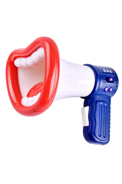 HALAMODO مكبر صوت على شكل فم 13 × 16.2 × 11.3 سم