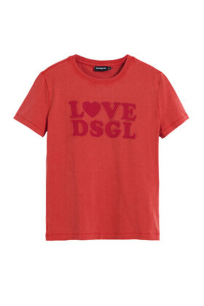 Desigual Γυναικείο T-Shirt 25SWTK10 Κόκκινο
