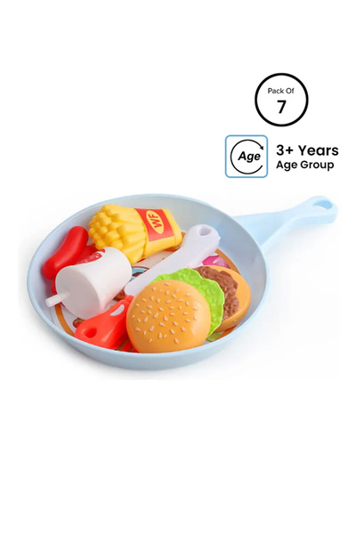 HALAMODO 7-Piece Simulation Kitchen Pretend Play Toy