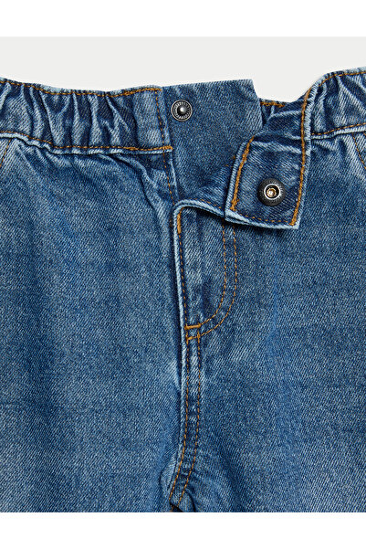 Marks & Spencer Saf Pamuklu Kot Pantolon (0-6 Yaş)