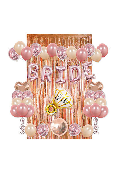HALAMODO Bride Bachelorette Party Decoration Balloon Set Made Up With Premium Quality 27.94x15.24x2.54cm