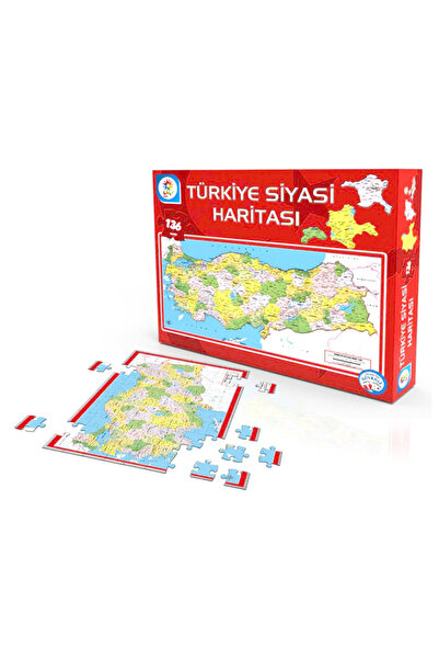 Lisinya Political Map Boxed Puzzle123 Pieces Tygoo