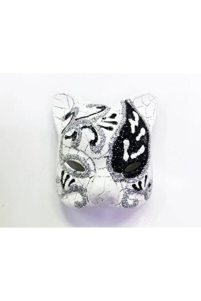 Belle Fusion Venetian Cat Model Magnet Made of Black Embroidered Ceramic Material