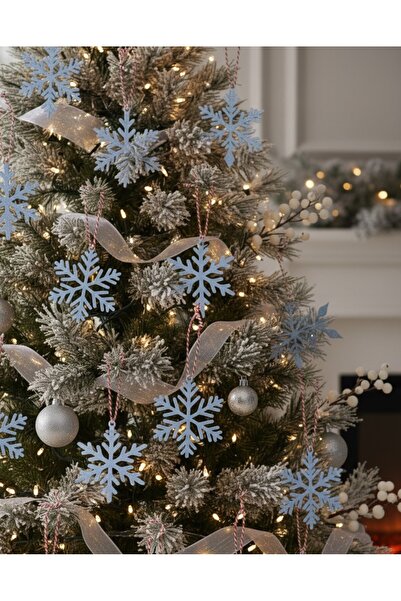 Plywoody Toys and More Kar tanesi yılbaşı ağacı süsü 6'lı set 6 cm