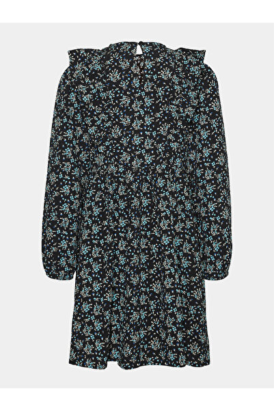 Vero Moda Girl Φόρεμα για κορίτσια casual 10301856 Μαύρο