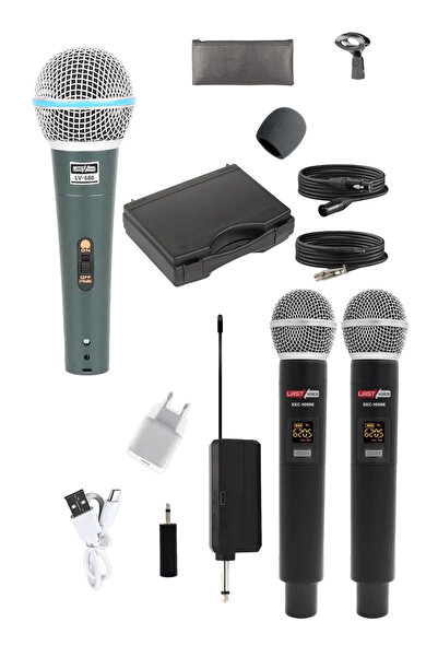 Lastvoice Ample Little Paket-2 Aktif hoparlör ve Mixer Full Ses Sistemi Seti