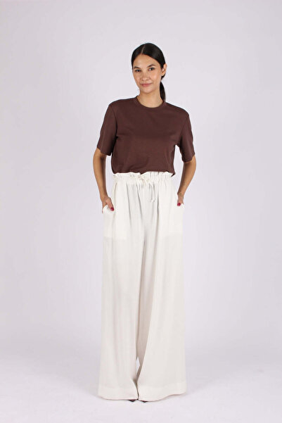FABB White Palazzo Trousers