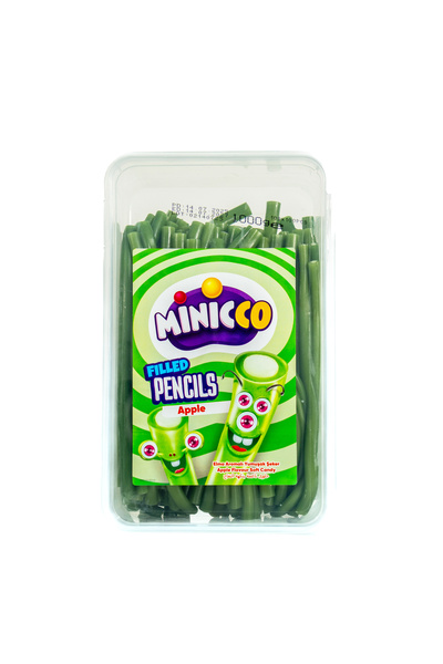 MİNİCCO BABY MINICCO Filled Pencils – Apple Flavour Soft Candy (1000g Box)