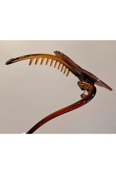 Zarif Seçkiler Retro Cat Themed Hair Clip / Striped