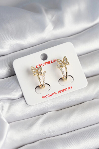 Belle Fusion خاتم نسائي من BFS مصنوع من النحاس والذهب اللون وحجر الزركون على ...